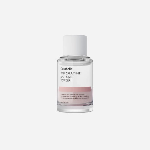 [Genabelle] Pink Calamine Spot Care Powder 15ml – Blemish Spot Treatment Powder for Oily & Acne-Prone Skin