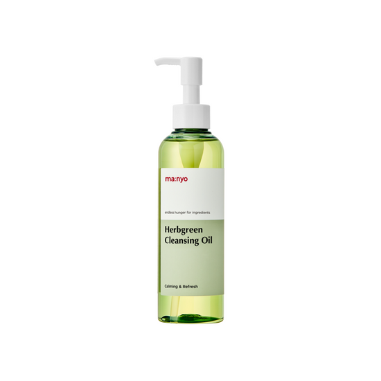 Manyo Factory Herb Green Cleansing Oil 200ml (+Mild Acidic Soda Foam 20ml × 2)