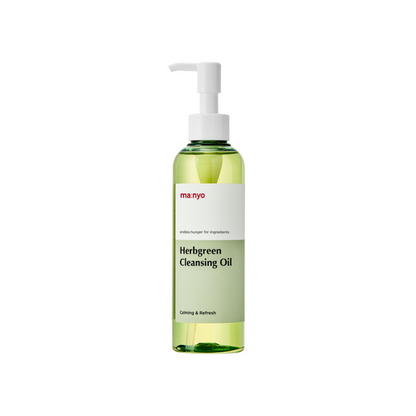 Manyo Factory Herb Green Cleansing Oil 200ml (+Mild Acidic Soda Foam 20ml × 2)