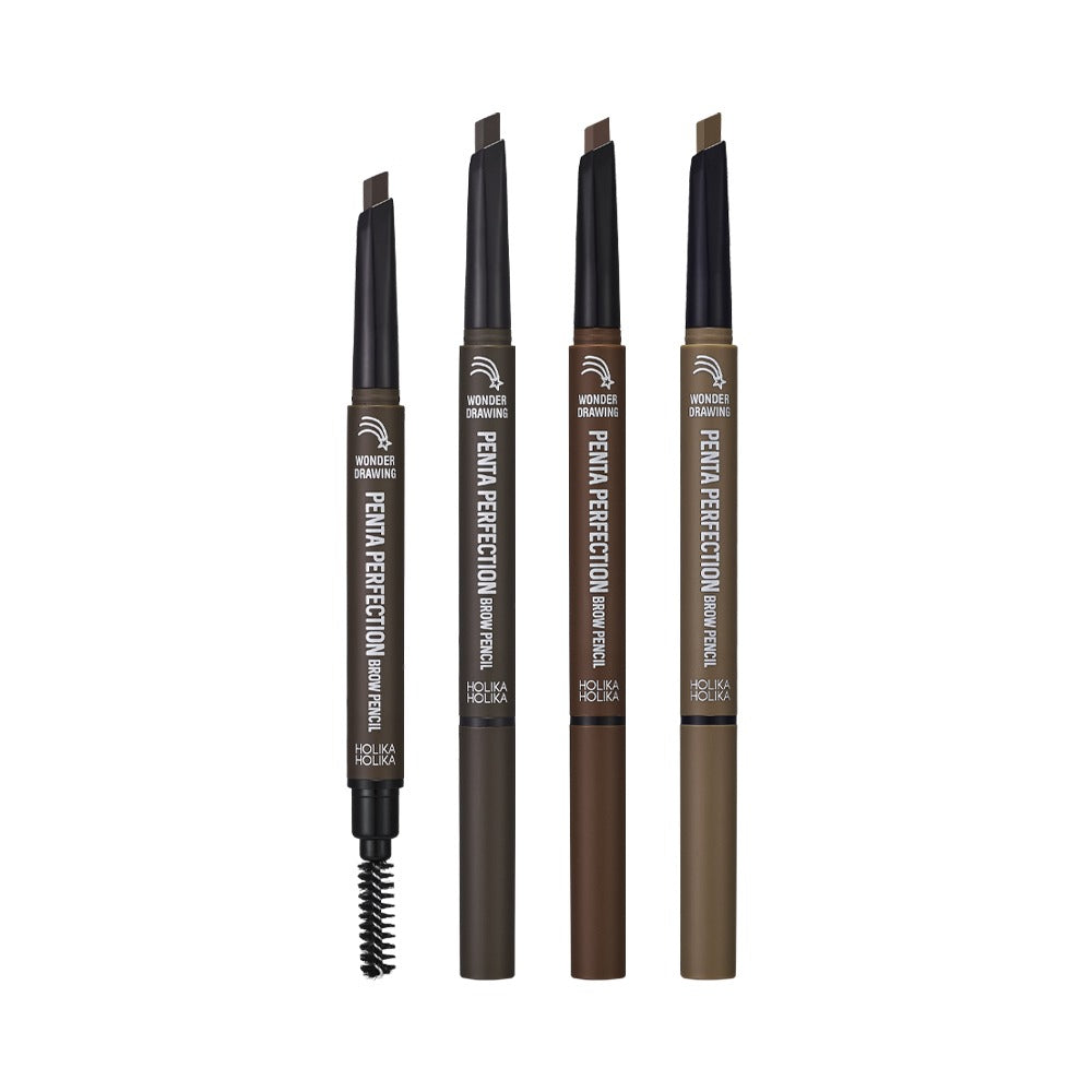[Holika Holika] Brow Pencil with Soft Powdery Finish – Penta Perfection 1pc
