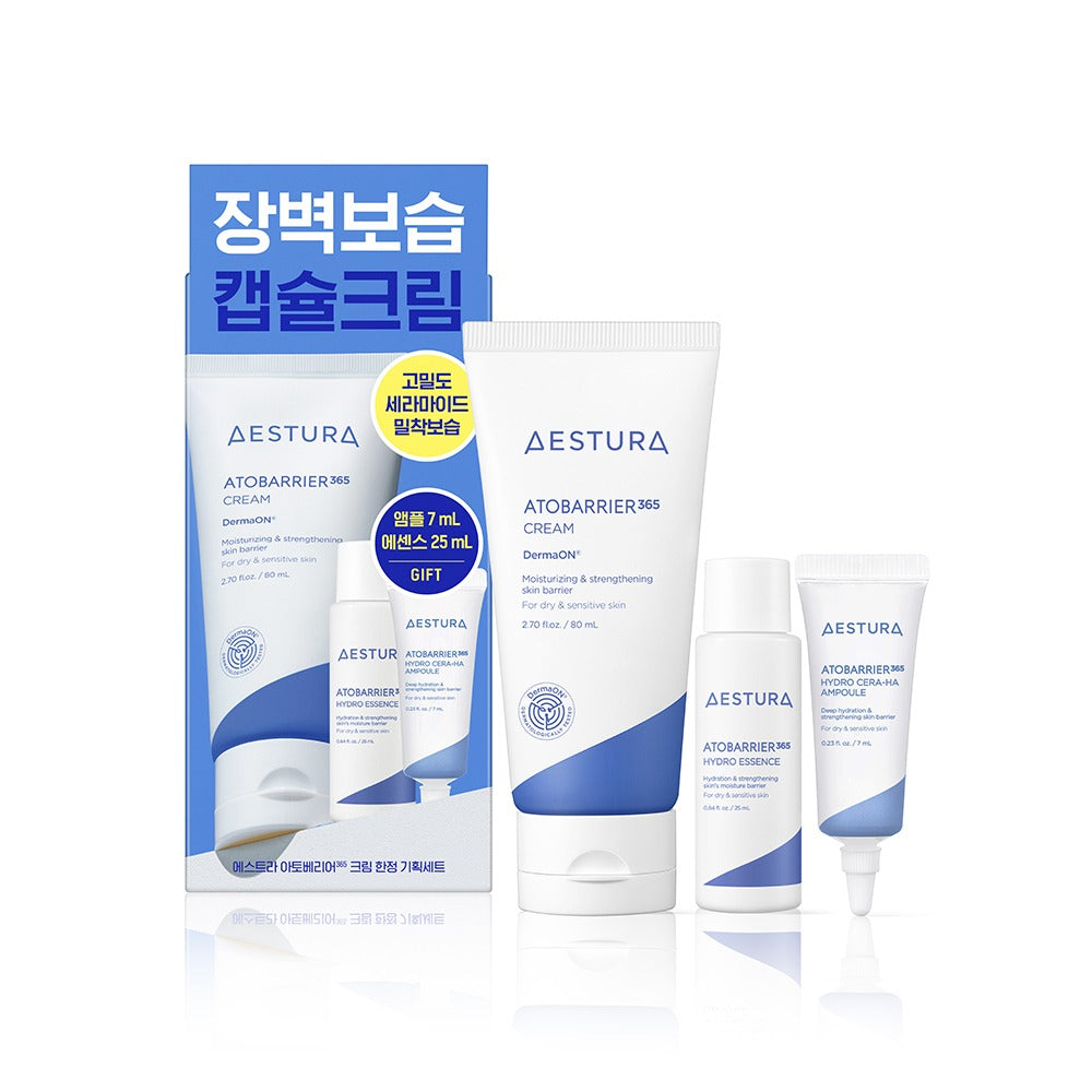 [AESTURA] Atobarrier 365 Cream Moisturizing Comfort Cream Set 80 ml + Mini Trio