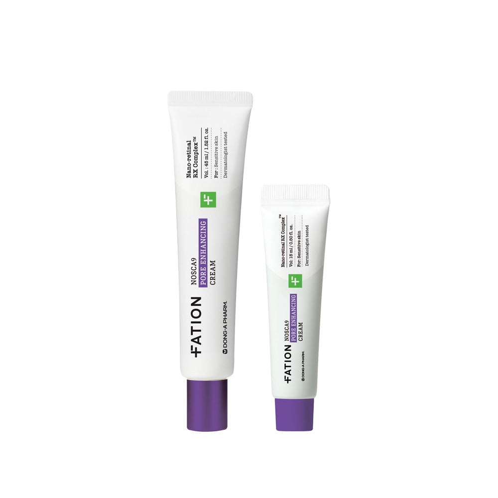 [FATION] Lightweight Pore-Refining Moisture Cream Smooth Finish Set 45ml + 15ml