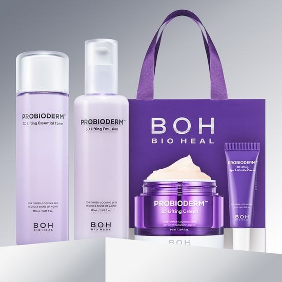 [BIOHEAL BOH] Probioderm 3D Lifting Skincare Set – Soft Hydrating 3-Step Ritual for Smooth, Supple Skin | 3-Piece Set