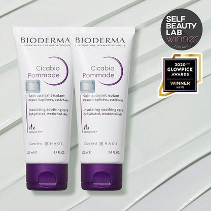 [BIODERMA] Rich Moisture Balm with Soft Creamy Texture – Cicabio Pommade 100ml Double Set