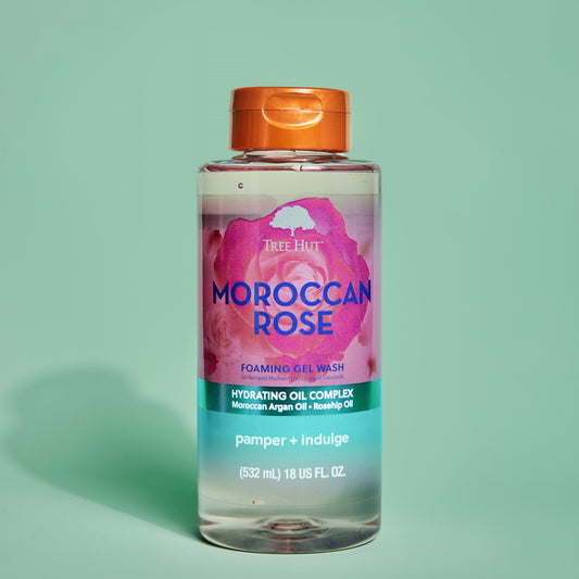 Tree Hut Foaming Gel Wash – Moroccan Rose 532ml