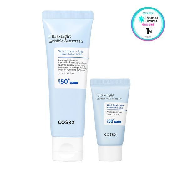 [COSRX] Ultra-Light Invisible Sun Serum SPF50+ PA++++ | 50ml + 15ml Set