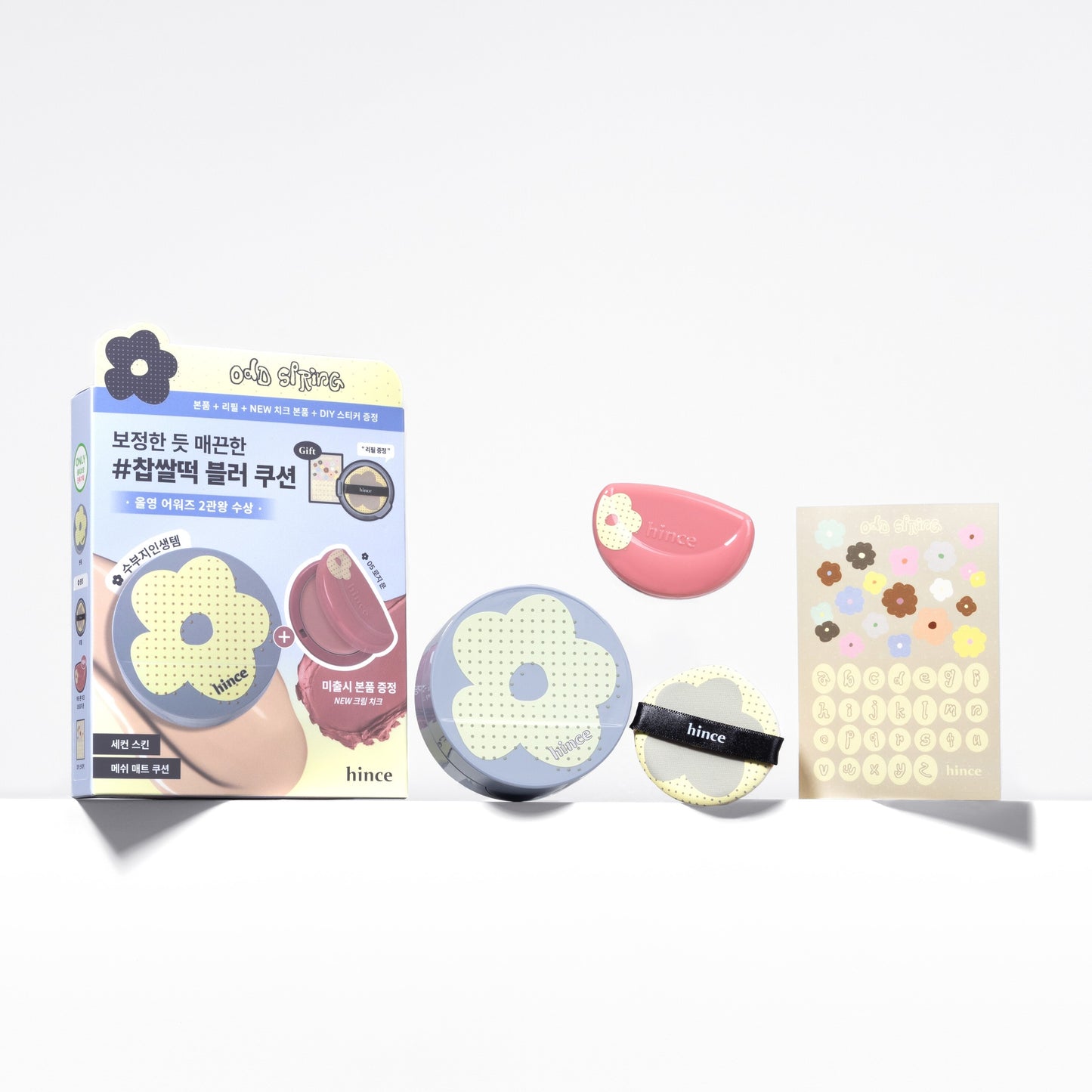 [hince] Mesh Matte Cushion Soft Blur Finish Set 12g + Refill + Cream Cheek