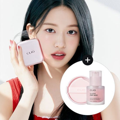 [CLIO] Kill Cover Mesh Glow Essential Cushion (+Refill) | Dewy Coverage & Radiant Finish
