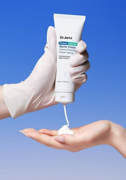[Dr.Jart+] Power Derma Barrier Cream Set | Rich Moisture & Hydrating Formula | 80ml + 7ml Mini + Tin Case