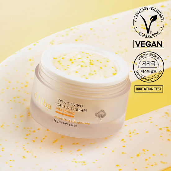 [d’Alba] Vita Toning Capsule Cream | Brightening & Firming Vitamin Moisture Cream 55g
