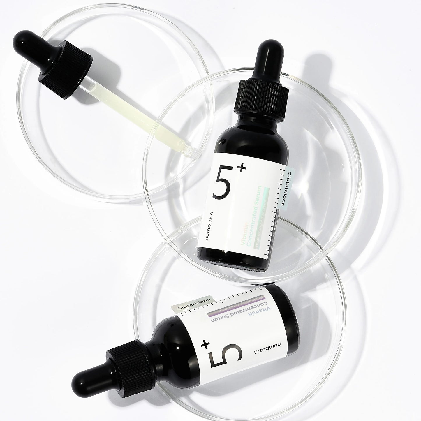 [numbuzin] No.5 Glutathione C Concentrated Ampoule Radiant Finish Set 30ml (+6 Pads)