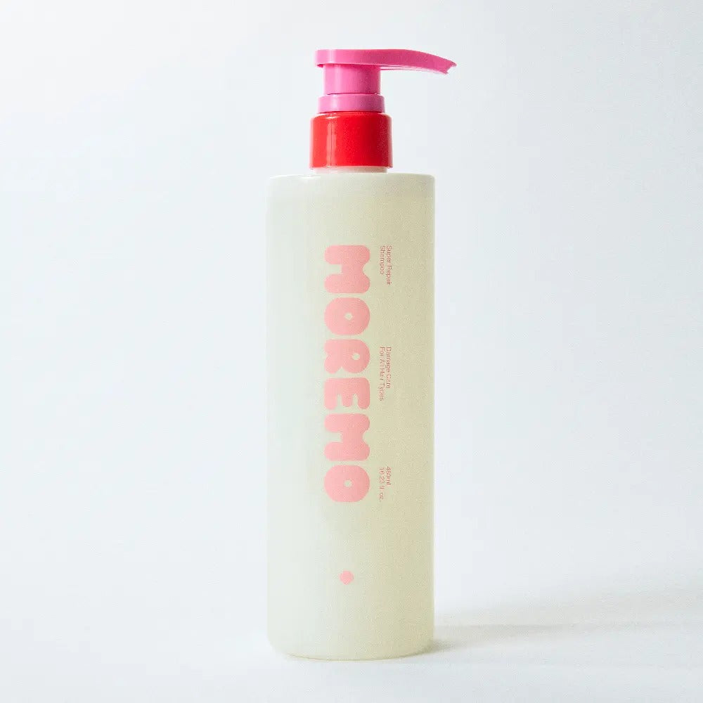 MOREMO Super Repair Shampoo Set (480ml + 100ml) | Protein Care Shampoo for Damaged Hair