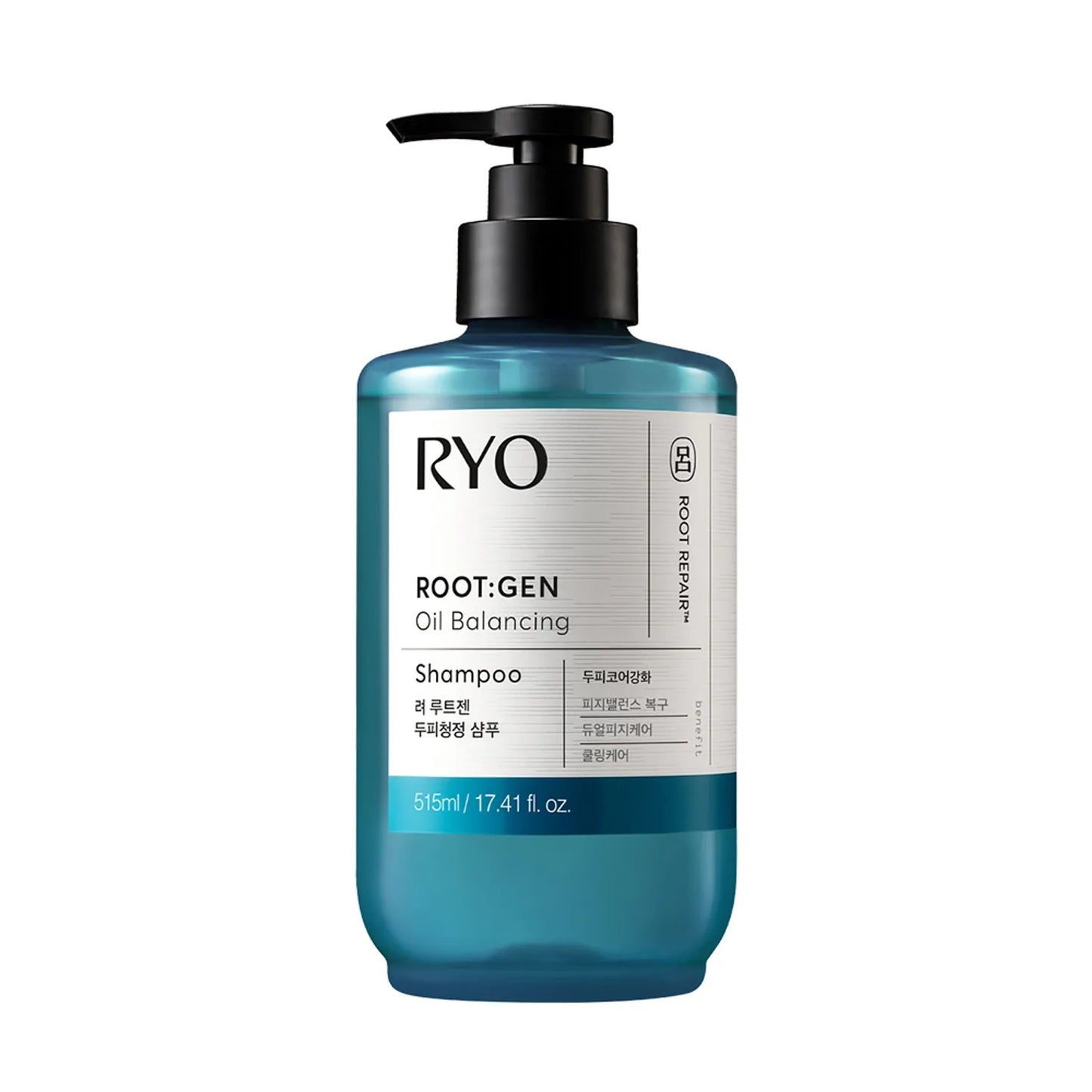 [Ryo] Oil Balancing Shampoo with Fresh Lightweight Lather 515ml