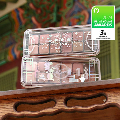 [CLIO] Pro Eye Palette Air | Lightweight Daily Eyeshadow & Blush Palette | Collaboration Edition