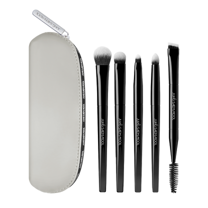 [JUNG SAEMMOOL] Masterclass Eye Brush Portable Kit Precision Blend | 5 Brushes + Pouch