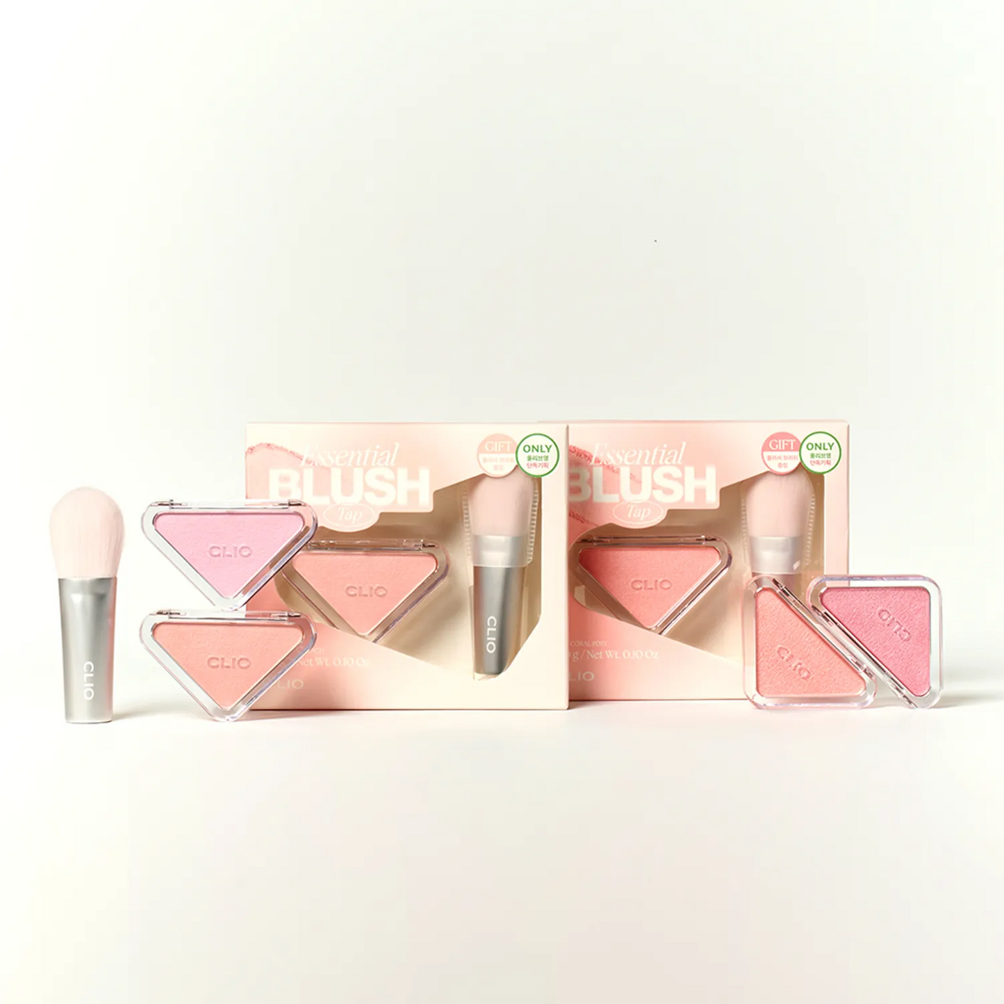 [CLIO] Essential Blush Tap 4g | Airy Matte & Sheer Glow Cheek Color