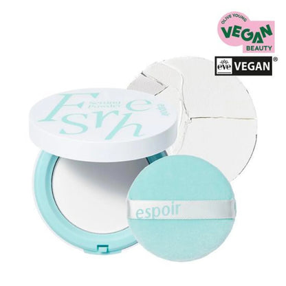 [espoir] Fresh Setting Powder | Vegan Clean Formula for Smooth, Soft Finish | 9g