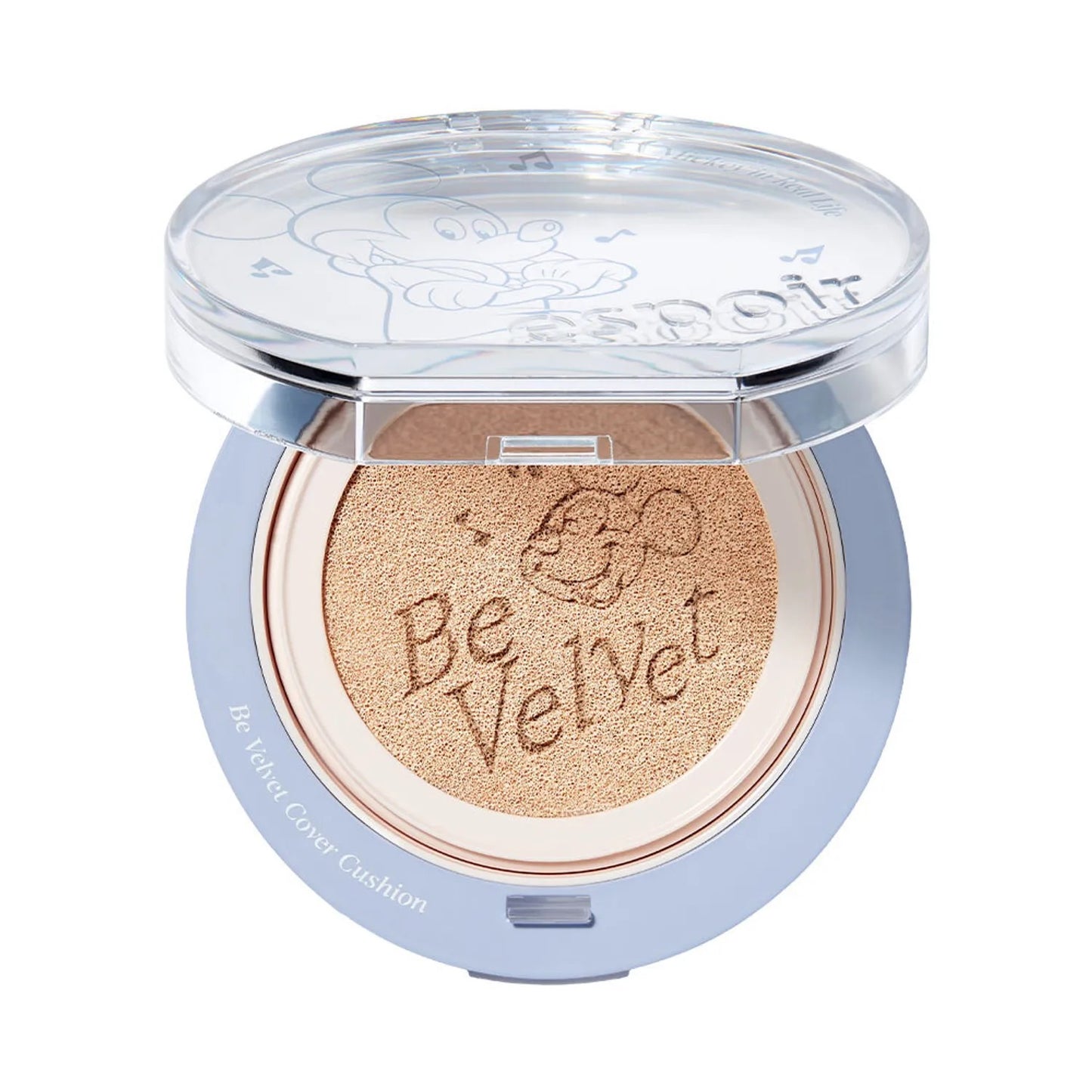 [espoir] Be Velvet Cover Cushion Disney Edition Set + Refill + Puff Case | Lightweight Velvet Finish