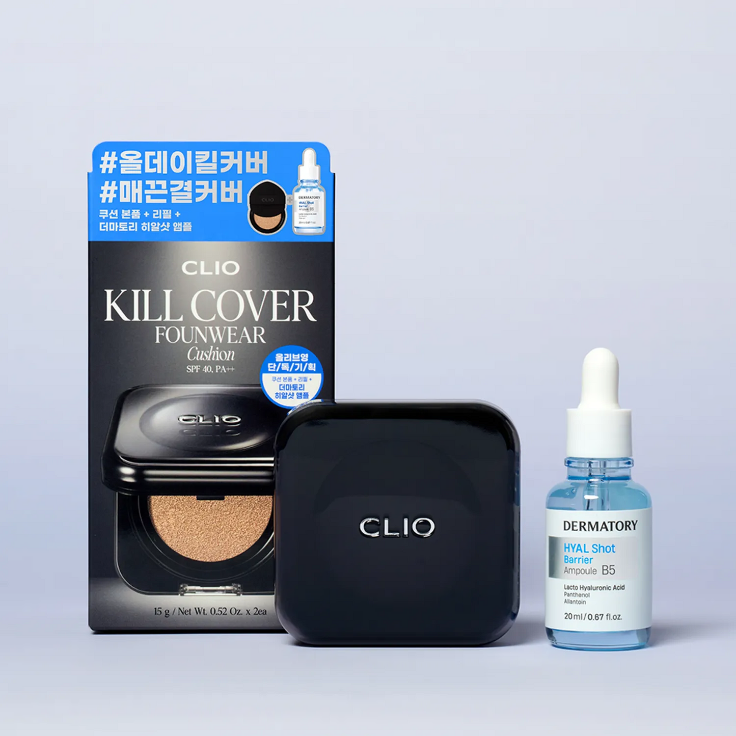 [CLIO] Kill Cover Founwear Cushion 15g (+Refill) | Seamless Coverage & Natural Finish