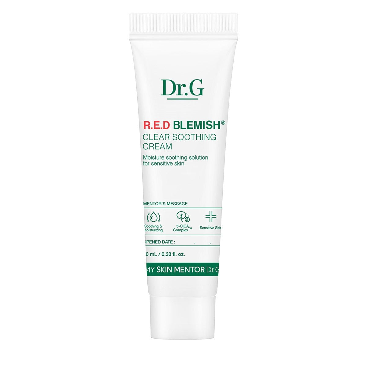 [Dr.G] Red Blemish Clear Soothing Cream | Intensive Hydration & Sensitive Skin Relief | 50ml x2 + 10ml x2
