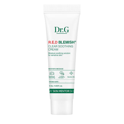 [Dr.G] Red Blemish Clear Soothing Cream | Intensive Hydration & Sensitive Skin Relief | 50ml x2 + 10ml x2